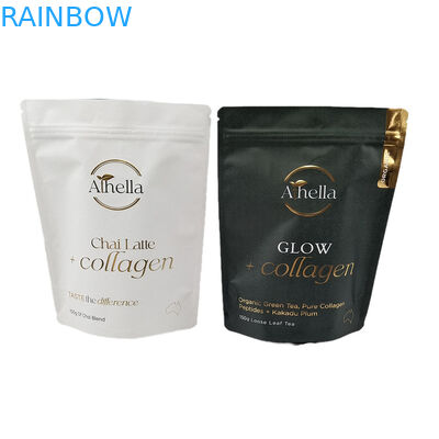 Настраиваемый влагонепроницаемый пакет из крафт бумаги с горячим штампованием