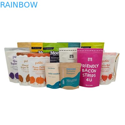 По заказам съедобная пластиковая упаковка биоразлагаемые пакеты алюминиевая фольга Zip Lock Doypack для чая кофе закуска