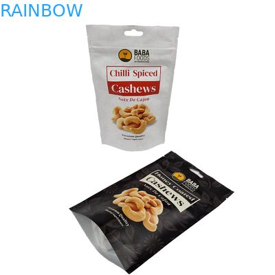 Фабричная цена Пластиковый пакет на заказ Стоящий пищевые орехи Кашу Пакет упаковка Торба с резьбой