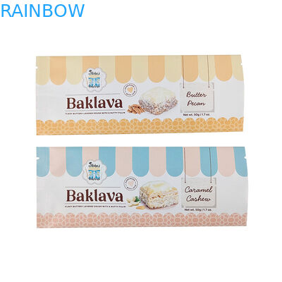 Оптовая продукция для пищевых продуктов на заказ Печатная плоская сумка сумка упаковка Низкий MOQ Биоразлагаемая сумка