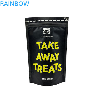 Пищевые пакеты из бумаги Kraft Biodegradable Ziplock Stand Up Packaging