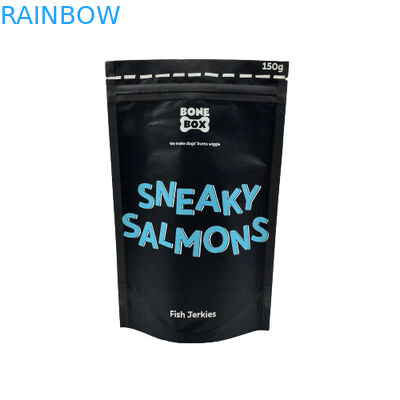 Пищевые пакеты из бумаги Kraft Biodegradable Ziplock Stand Up Packaging