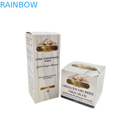 Кастомизированная бумажная картонная крема для лица упаковочная коробка Подарочные коробки Уход за кожей Косметика Бумажная коробка со своим логотипом