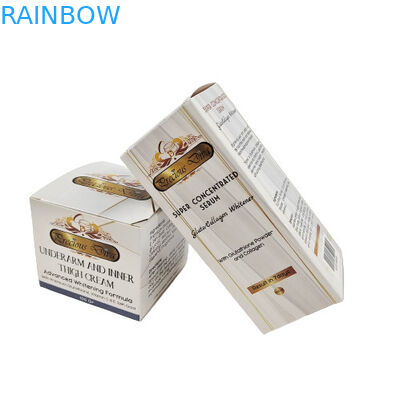 Кастомизированная бумажная картонная крема для лица упаковочная коробка Подарочные коробки Уход за кожей Косметика Бумажная коробка со своим логотипом