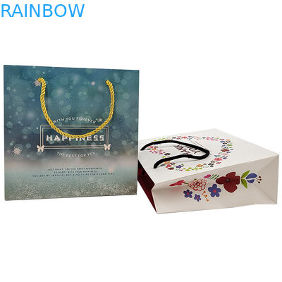 Паровые пакеты для покупок на заказ Логотип печатаемый перерабатываемый биоразлагаемый коричневый простой упаковка Kraft Paper Bag с скрученным Ha