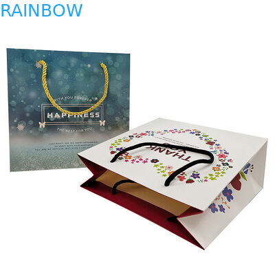 Паровые пакеты для покупок на заказ Логотип печатаемый перерабатываемый биоразлагаемый коричневый простой упаковка Kraft Paper Bag с скрученным Ha