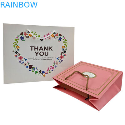 На заказ Ткань упаковка ремесла Коричневые бумажные пакеты Покупательская сумка пищевого качества