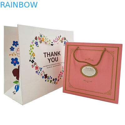 На заказ Ткань упаковка ремесла Коричневые бумажные пакеты Покупательская сумка пищевого качества