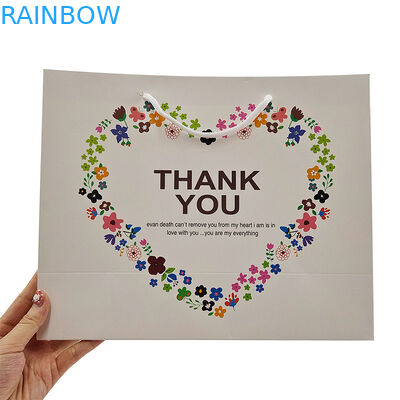 На заказ Ткань упаковка ремесла Коричневые бумажные пакеты Покупательская сумка пищевого качества