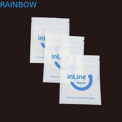 Матовый черный небольшой многоразовый Ziplock упаковочные пакеты для прозрачных невидимых выровнителей сумка ортодонтический удаление упаковочные пакеты