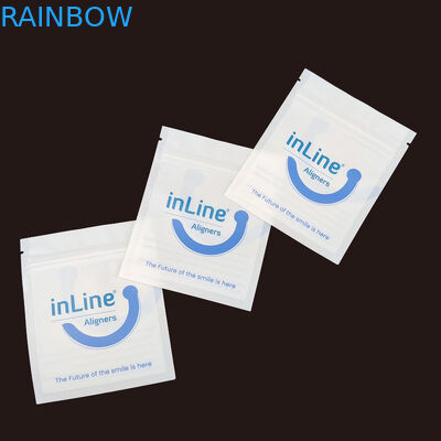 Матовый черный небольшой многоразовый Ziplock упаковочные пакеты для прозрачных невидимых выровнителей сумка ортодонтический удаление упаковочные пакеты