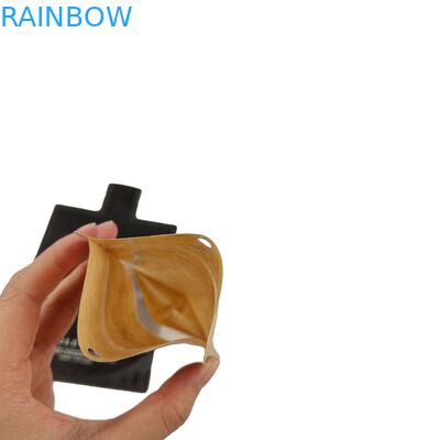 Плоская запахоустойчивая металлическая фольга из ореха Mylar Heal Seal Bags Pouch Frosted Window Texture с висячим отверстием