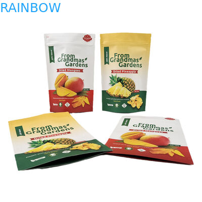 Высококачественный пакет упаковки пищевых продуктов Ziplock Kraft Paper Stand Up Pouch Пищевой класс перезамыкаемые мешки Mylar