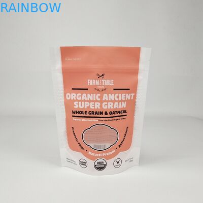 Любимое логотип Продовольственная упаковка Запахоустойчивый цип Самозапечатка Стоять вверх Сумки Мат Finish Металлический эффект Напечатанный Стоять вверх цип