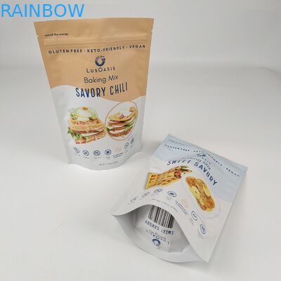 На заказ Ламинированная алюминиевая фольга Zip Lock Bag Stand Up Pouch Matt Красный упаковочный мешок с запахозащитным резьбой для кофе