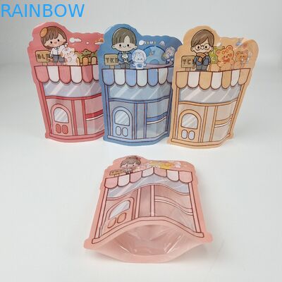 Гравюра печать матовый печатный Mylar Стоять вверх мешок упаковочный пакет Тепло перезамыкается изюминка легкий срыв Notch Ziplock мешки