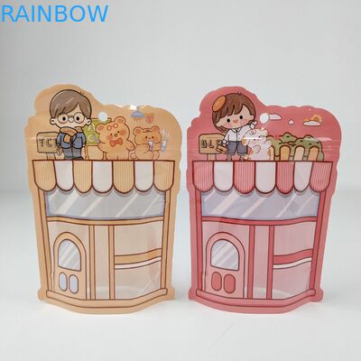 Гравюра печать матовый печатный Mylar Стоять вверх мешок упаковочный пакет Тепло перезамыкается изюминка легкий срыв Notch Ziplock мешки