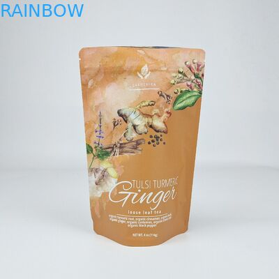 Цифровая печать Тепловая печать 100г 250г 500г Пластмассовый Ziplock Отпаковочный Stand Up Pouch Packaging Mylar Bags