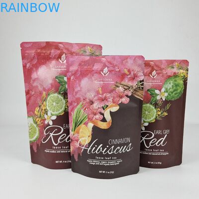 Цифровая печать Тепловая печать 100г 250г 500г Пластмассовый Ziplock Отпаковочный Stand Up Pouch Packaging Mylar Bags