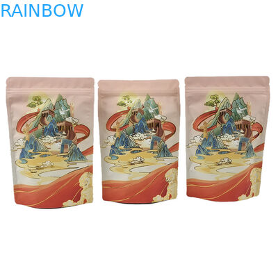 Самый продаваемый на заказ мягкий контактный пакет Майлар Стоять Алюминиевая фольга 3,5г Запахоустойчивый Белок Кофе Специи Мука Упаковка По