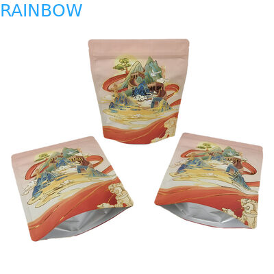 Самый продаваемый на заказ мягкий контактный пакет Майлар Стоять Алюминиевая фольга 3,5г Запахоустойчивый Белок Кофе Специи Мука Упаковка По