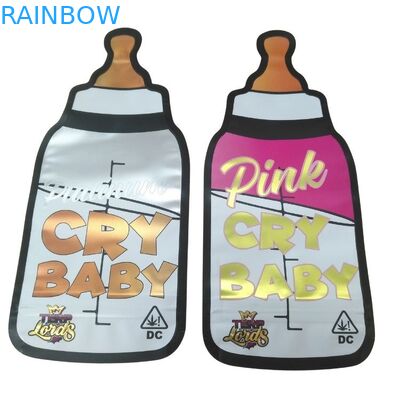 Специально напечатанный 3,5 г уникальный специальный резка нерегулярной формы мешки Майлар запечатанный 8-й запахоустойчивый специальный Cali Mylar мешок