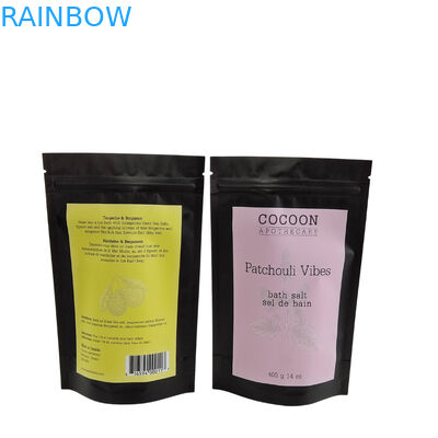 Спа-бана Смок Скраб Соль Пакетная сумка Стоять Закрытка Пластиковая сумка Мыло Морская соль Бана Продукт упаковка мешки
