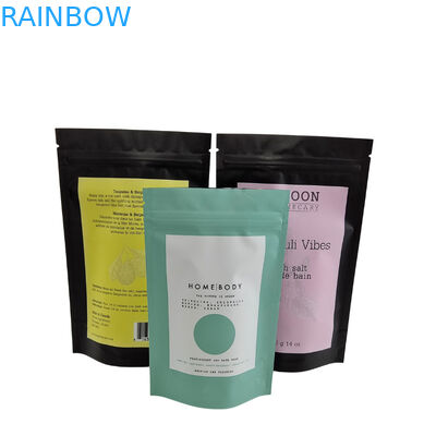 Спа-бана Смок Скраб Соль Пакетная сумка Стоять Закрытка Пластиковая сумка Мыло Морская соль Бана Продукт упаковка мешки