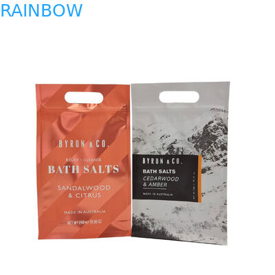 Спа-бана Смок Скраб Соль Пакетная сумка Стоять Закрытка Пластиковая сумка Мыло Морская соль Бана Продукт упаковка мешки