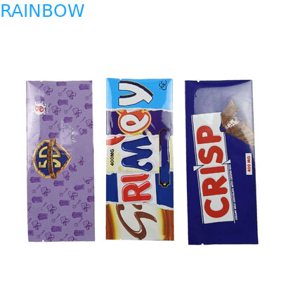 Пустой сахарный кофейный белковый порошок пакет с задней стороны