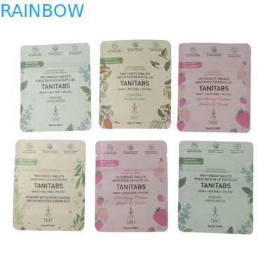 Экологически чистые Ziplock Stand Up Food Packaging 100% Компостируемые биоразлагаемые Kraft Paper Pouch Bags