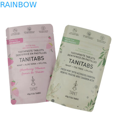 Экологически чистые Ziplock Stand Up Food Packaging 100% Компостируемые биоразлагаемые Kraft Paper Pouch Bags