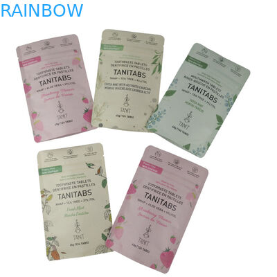 Экологически чистые Ziplock Stand Up Food Packaging 100% Компостируемые биоразлагаемые Kraft Paper Pouch Bags