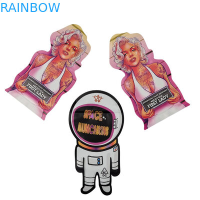 Форма на заказ Mini Mylar Bag 1g 3.5g 7g 14g 28g Гриб детский устойчивый к запаху Soft Touch Cali Pack Mylar Bag