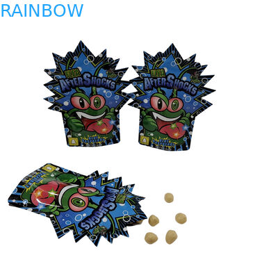 Заказ печать упаковка дизайн запахопроницаемый мешки перезамыкаемые хранилища продуктов питания 3,5г закуски мешки пластиковые упаковки Mylar мешки