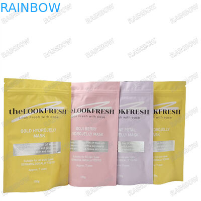 Logo Custom Printing многоразовые пакеты для очистки тела водонепроницаемый образец Stand Up Pouch With Zip Lock