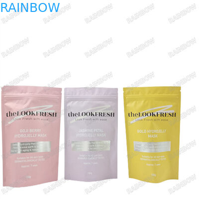 Logo Custom Printing многоразовые пакеты для очистки тела водонепроницаемый образец Stand Up Pouch With Zip Lock