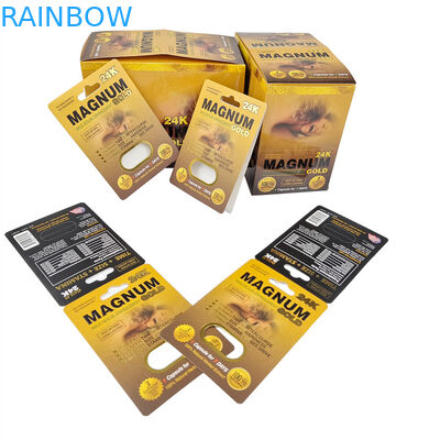 Специальное печать горячая продажа Улучшение носорога таблетки Упаковка для мужчин