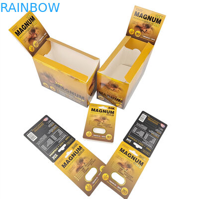 Специальное печать горячая продажа Улучшение носорога таблетки Упаковка для мужчин