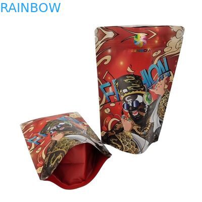 Пищевая пластиковая сумка с прозрачным передним окном, перекрываемый квадратный циплок, плоский дно