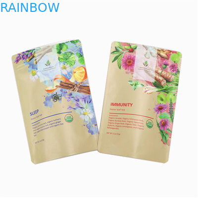 Глянцевая или матовая отделка заказных чайных пакетов