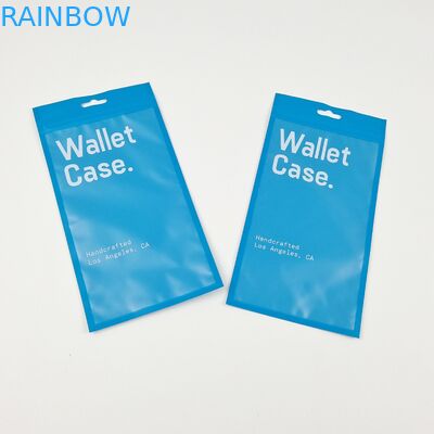 Трехсторонний герметичный цип, плоский кошелек, телефонный кошелек, пластиковые пакеты