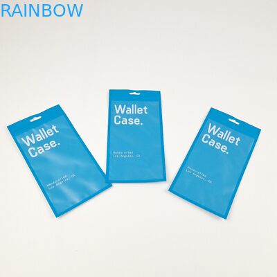 Трехсторонний герметичный цип, плоский кошелек, телефонный кошелек, пластиковые пакеты