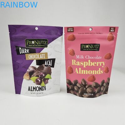 Специальный матовый подъемный пакет Ламинированная черная фольга пищевая упаковка рюкзак с прозрачным окном для говядины