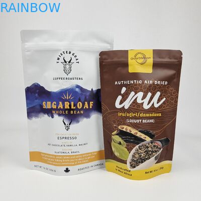 Цифровая печать на заказ Алюминиевая фольга перезапечатываемая подъемная запахоустойчивая резьба Mylar Packaging Pouch Bags для хранения пищи