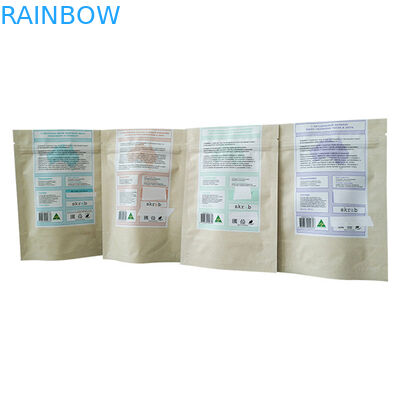 Стойкие серебряные пакеты из фольги с дизайном упаковки Doy для упаковки кофейного скраба