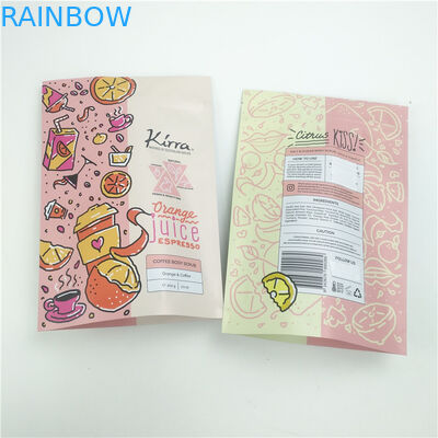 Перерабатываемый цип-блокировка Стоять вверх мешок для очистки тела косметические средства для ванны соль пластиковый пакет упаковки