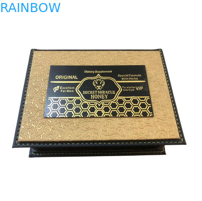 Напечатанный по заказу логотип Luxury VITAMAX Extreme Honey съедобная упаковка бумажные коробки и пакеты для меда жидкость пустая упаковка