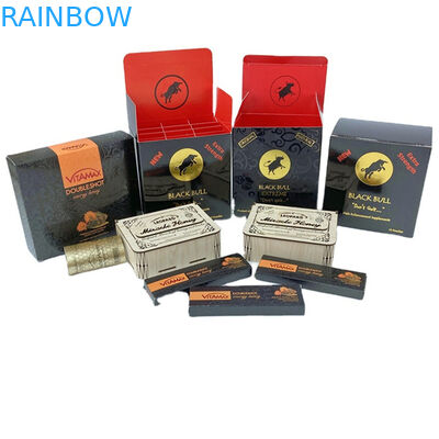 По заказам прямая продажа носорога упаковка коробки мужской усилитель таблетки бумажной дисплейной упаковки для секс-пилюли