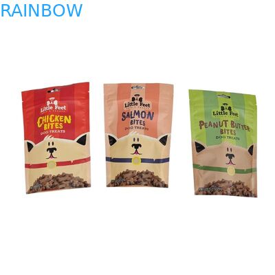 Напечатанные на заказ мешки с плоским дном с матовой поверхностью для упаковки продуктов питания